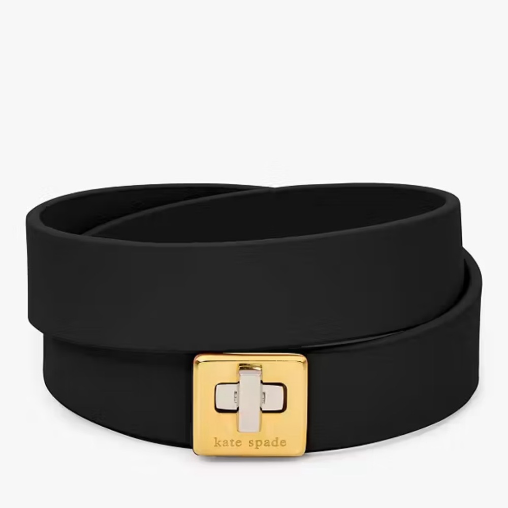Kate Spade Black bracelet with Gold Accent